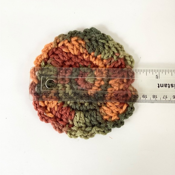 Hand Crafted Dining Coasters Hand Crafted Fall Brown Orange Green